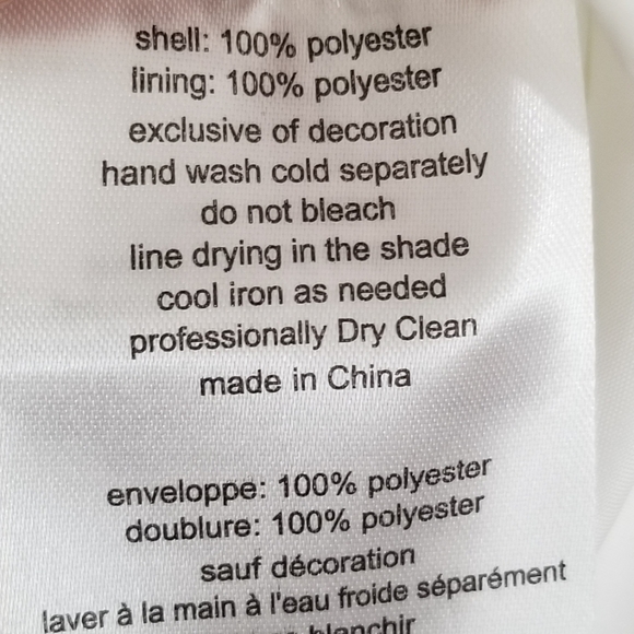 NWT Jules & Cleo White Shimmery Polka DotShort Sleeve Mini Dress Size 2 - Picture 13 of 13